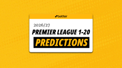 Betfair's Premier League season preview with tips and 1-20 predictions 